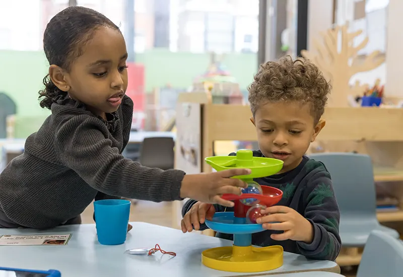 Children learning at Monkey Puzzle Day Nursery and Preschool in East Finchley